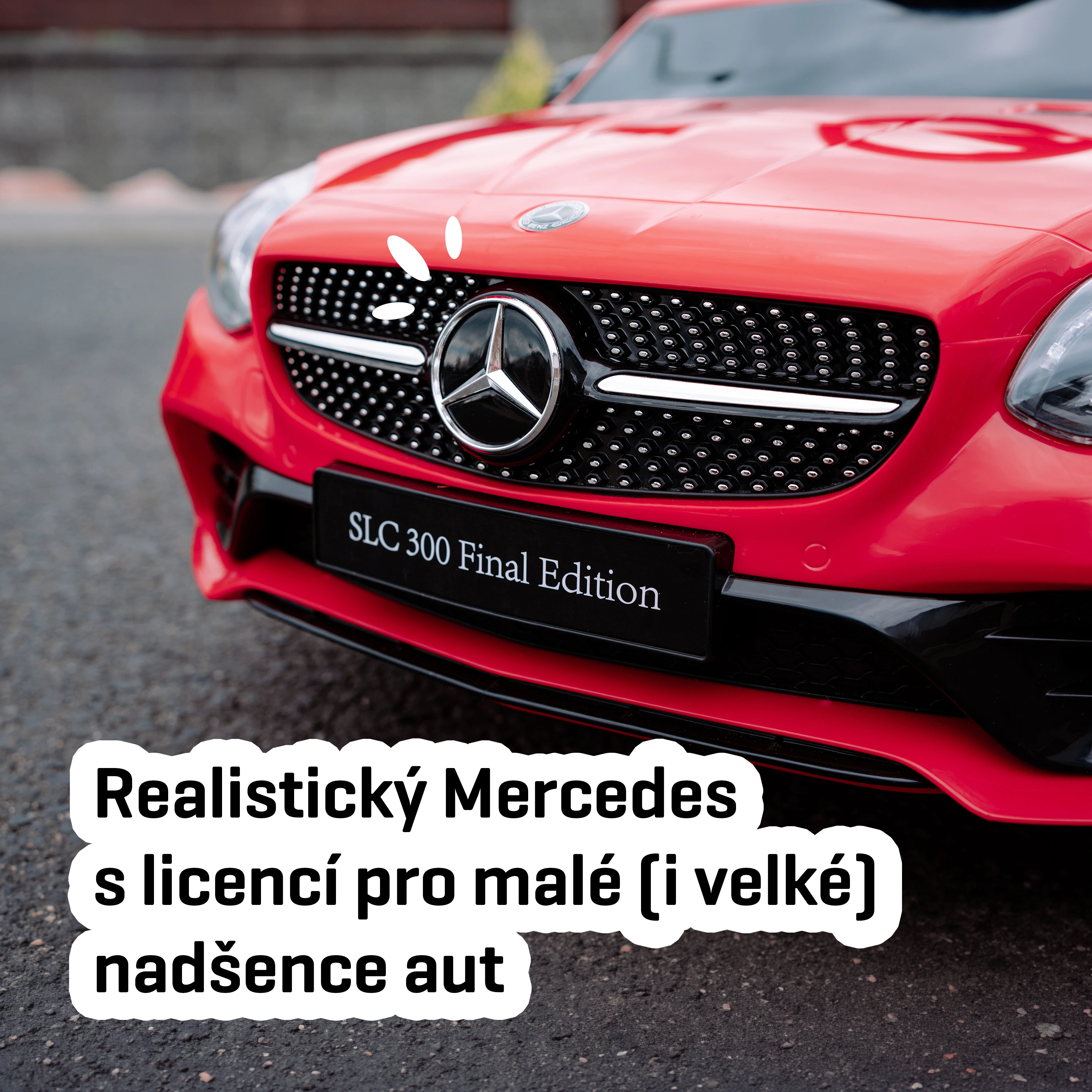 Realistický Mercedes s licencí pro malé (i velké) nadšence aut