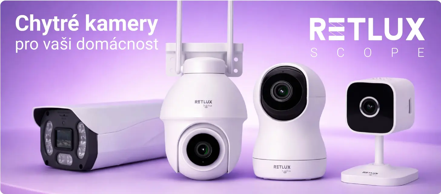 Chytré kamery pro vaši domácnost – řada RETLUX SCOPE
