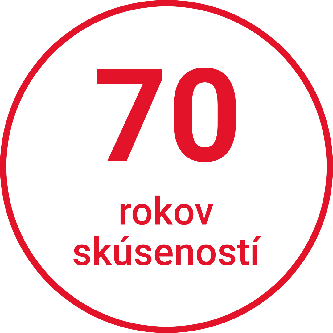 70 rokov skusenosti