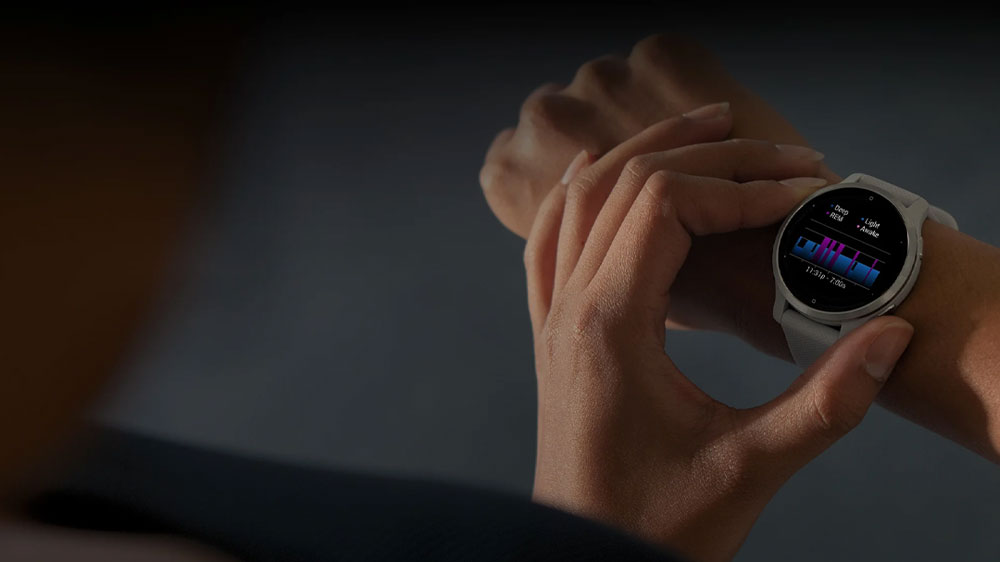 Smart hodinky garmin venu 2S na zápěstí_03