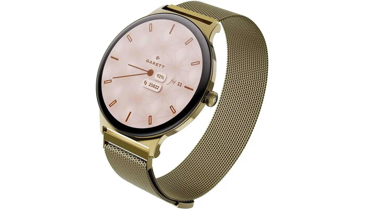 Chytr&eacute; hodinky Garett Verona 2 Gold Mesh Steel