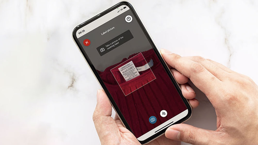 Aplikace hOn s funkcí Scan to Care navrhne optimální sušicí program_03