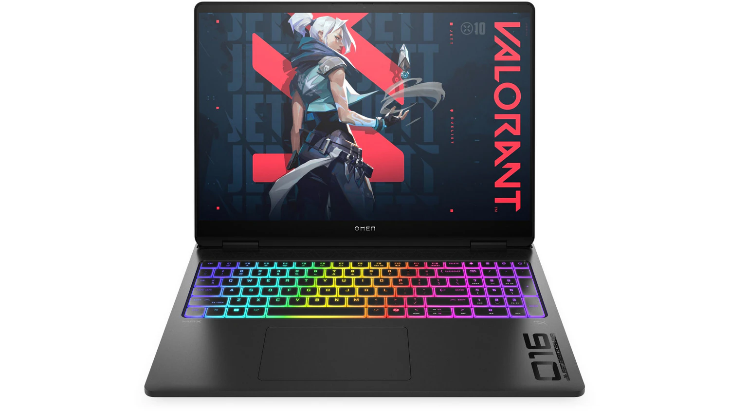 Herný notebook HP OMEN MAX 16-ak0002nc čierny (C2FF2EA) pohľad spredu