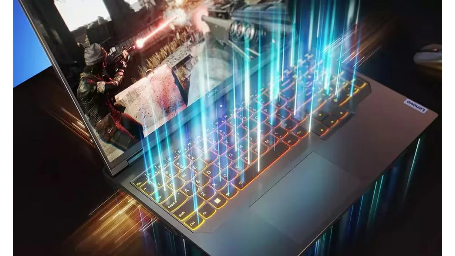 Lenovo Legion PRO 5 so žiarivou kl&aacute;vesnicou