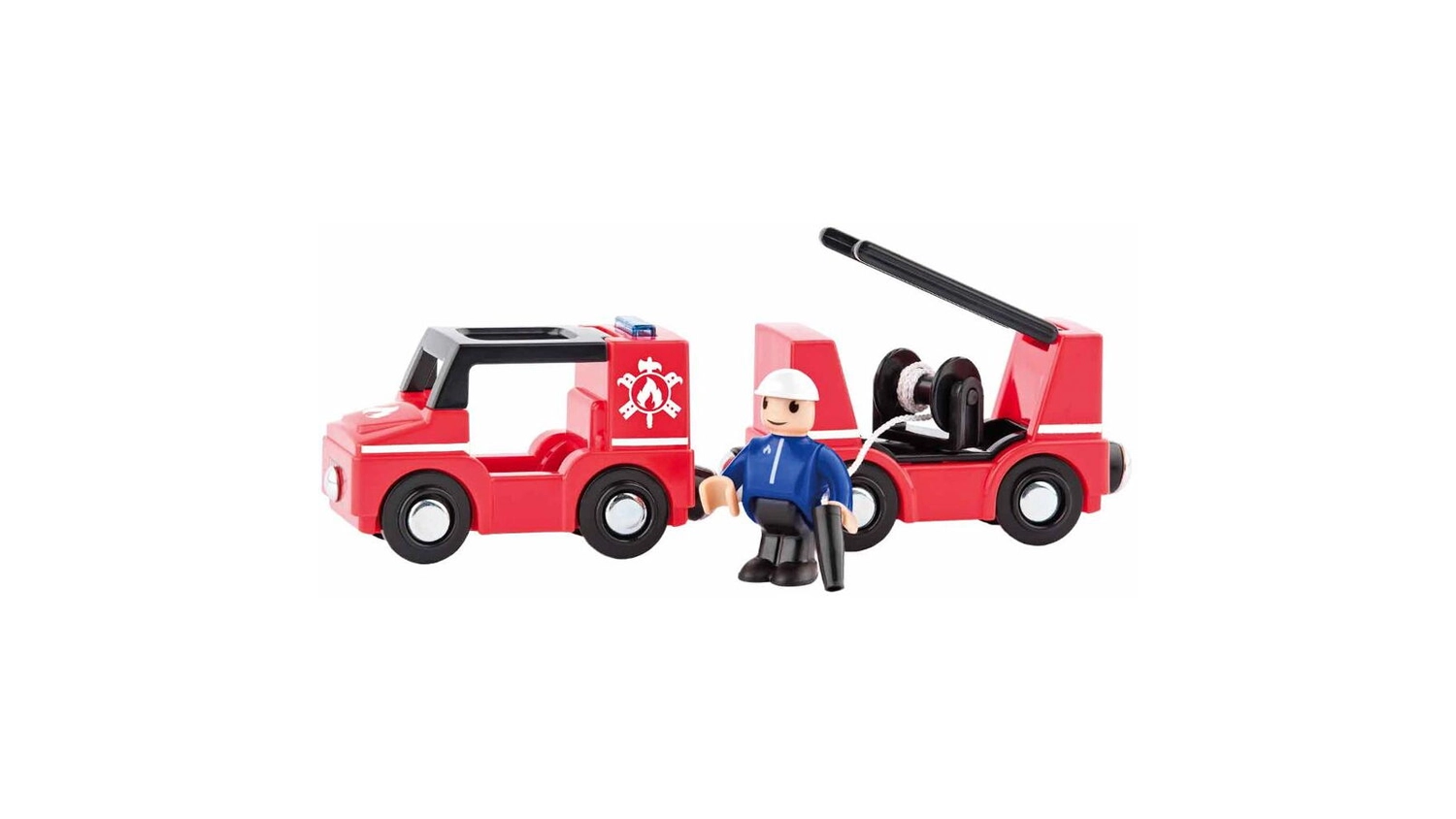 Woody Hasiči k vl&aacute;čkodr&aacute;ze 4 ks bočn&iacute; pohled