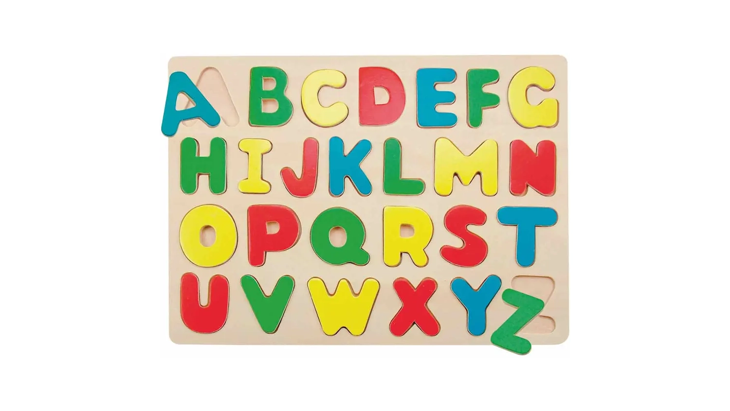 Puzzle Woody Puzzle Abeceda