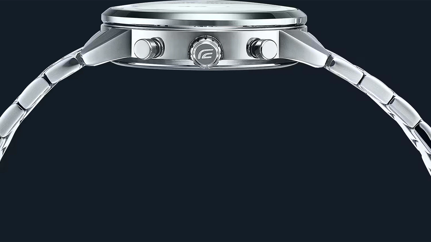 Pohled z boku na hodinky Casio EFR-575D-1AEF