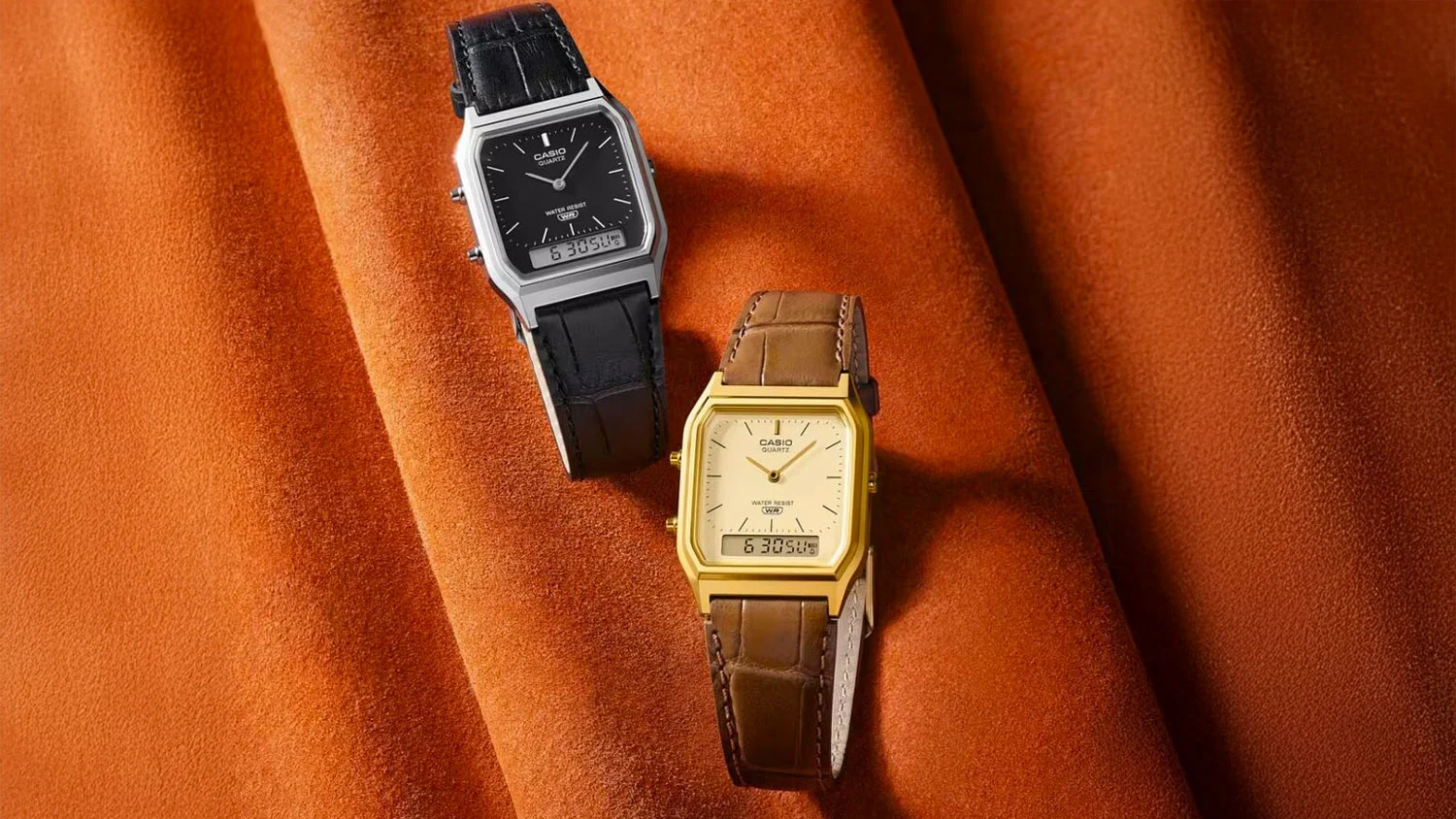N&aacute;ramkov&eacute; hodinky Casio Vintage v dvoch prevedeniach