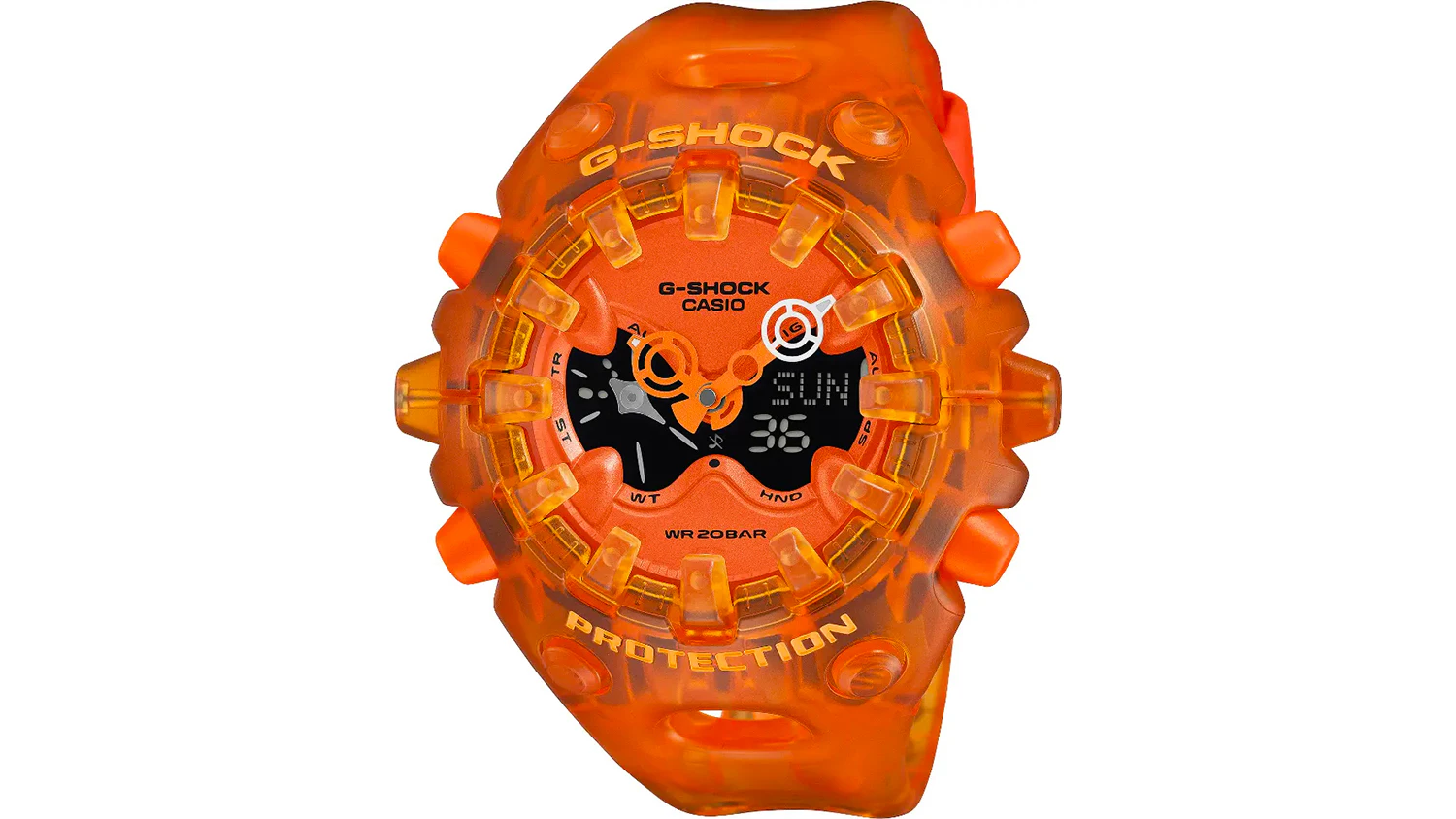 Sportovní hodinky Casio G-SHOCK GA-V01SKE-4AER z přední strany