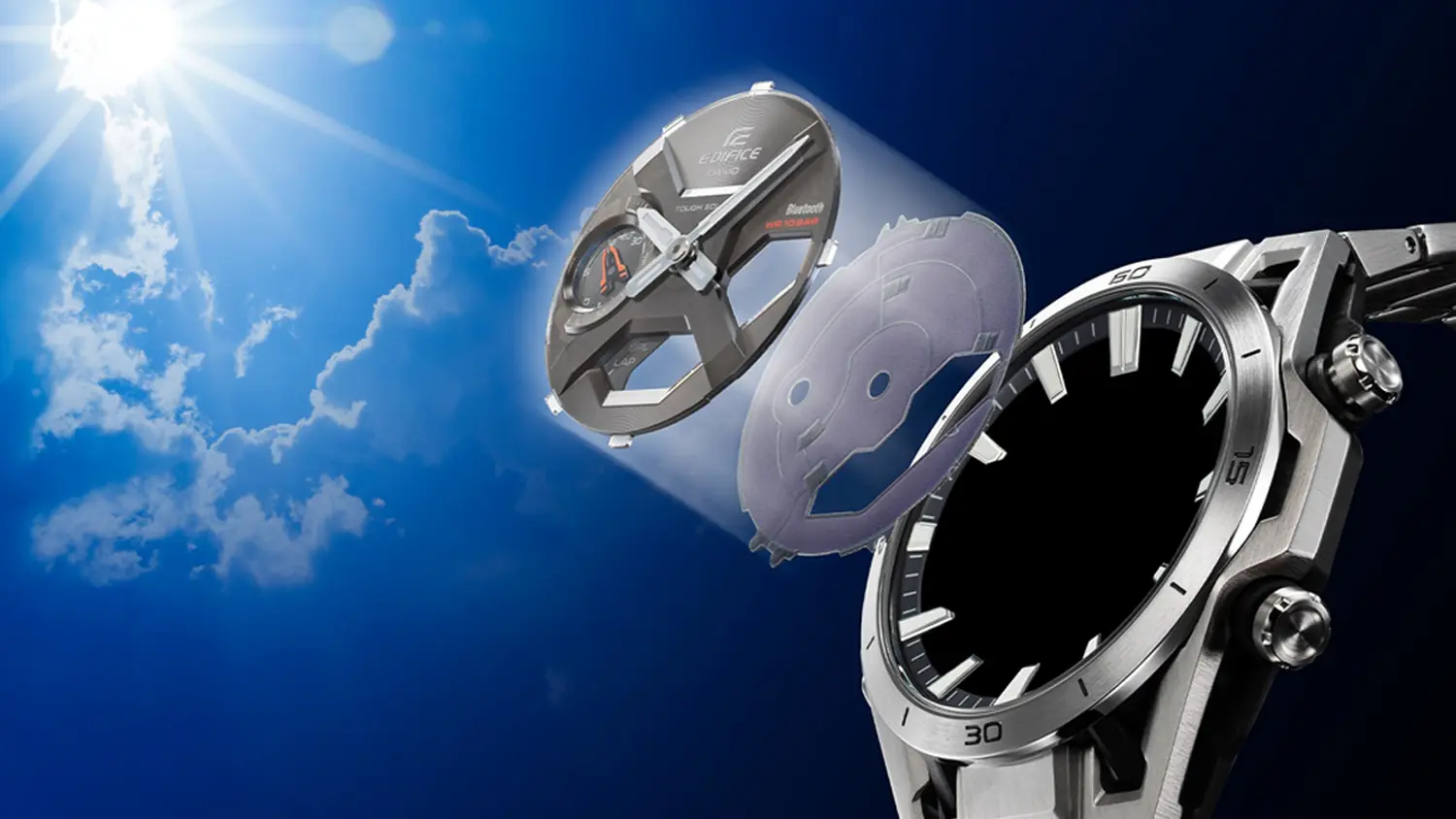 Digit&aacute;lne hodinky Casio EDIFICE ECB-2300 SOSPENSIONE &ndash; Tough Solar