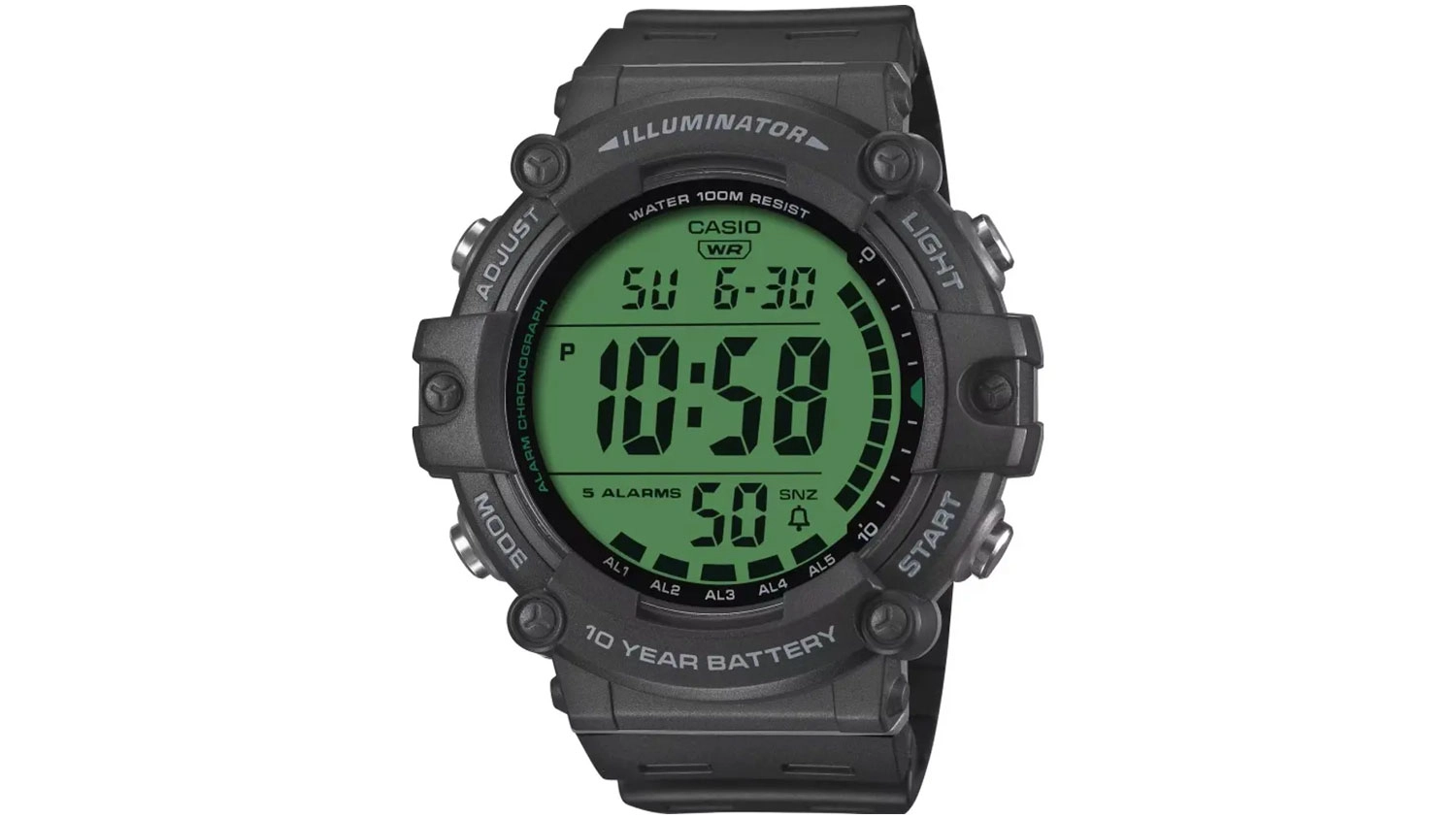 P&aacute;nsk&eacute; n&aacute;ramkov&eacute; hodinky Casio AE-1500WHC-1AVEF