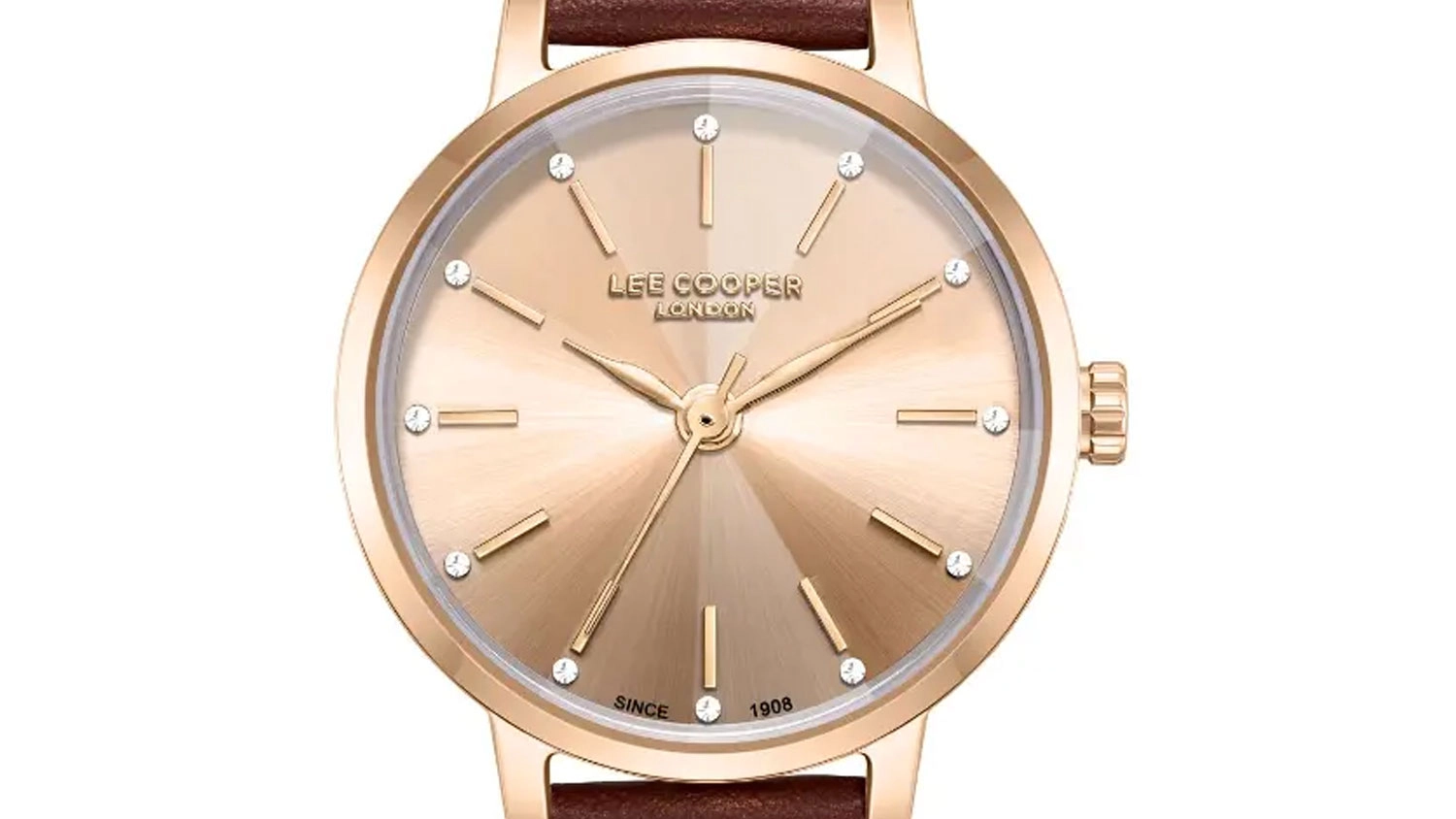 Detail ciferníku hodinek Lee Cooper LC08242.472
