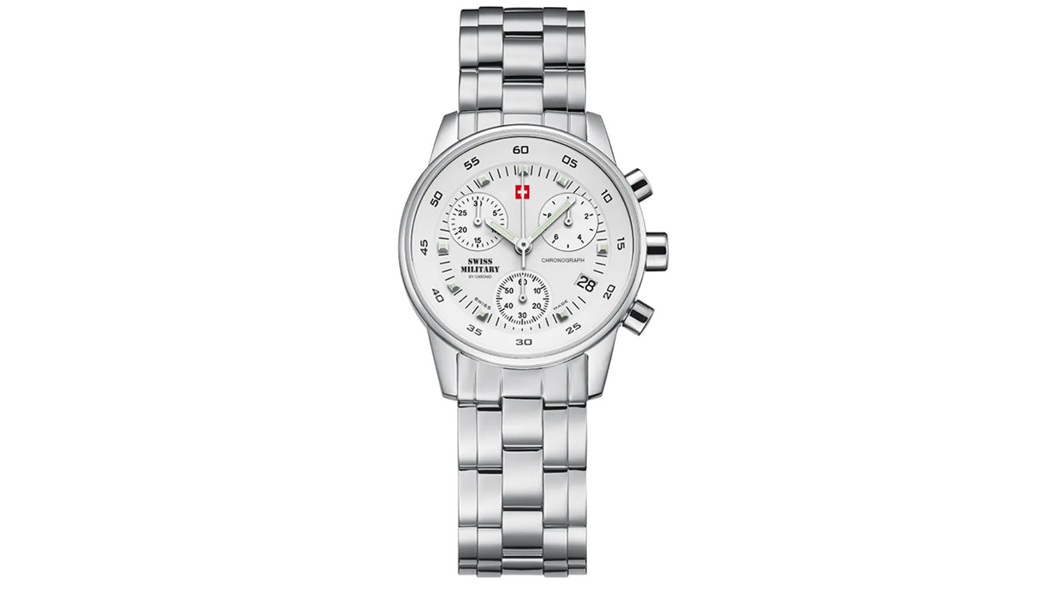 D&aacute;msk&eacute; n&aacute;ramkov&eacute; hodinky Swiss Military by Chrono SM34013.02