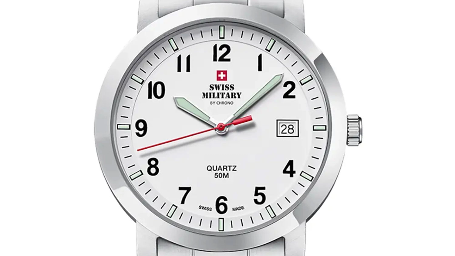 Detail ciferníku hodinek Swiss Military SM34083.08