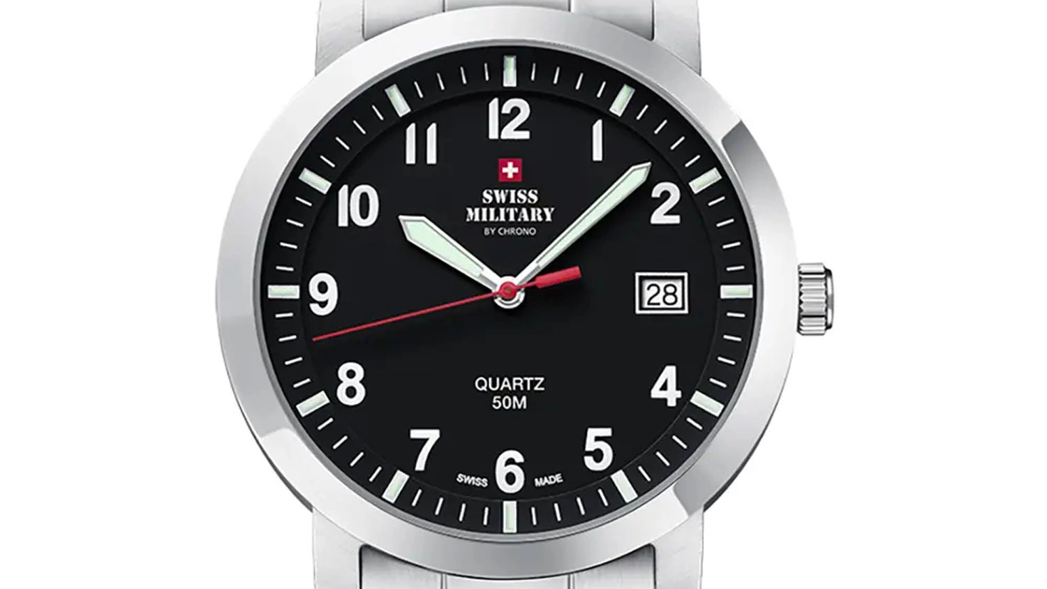 Detail ciferníku hodinek Swiss Military SM34083.07