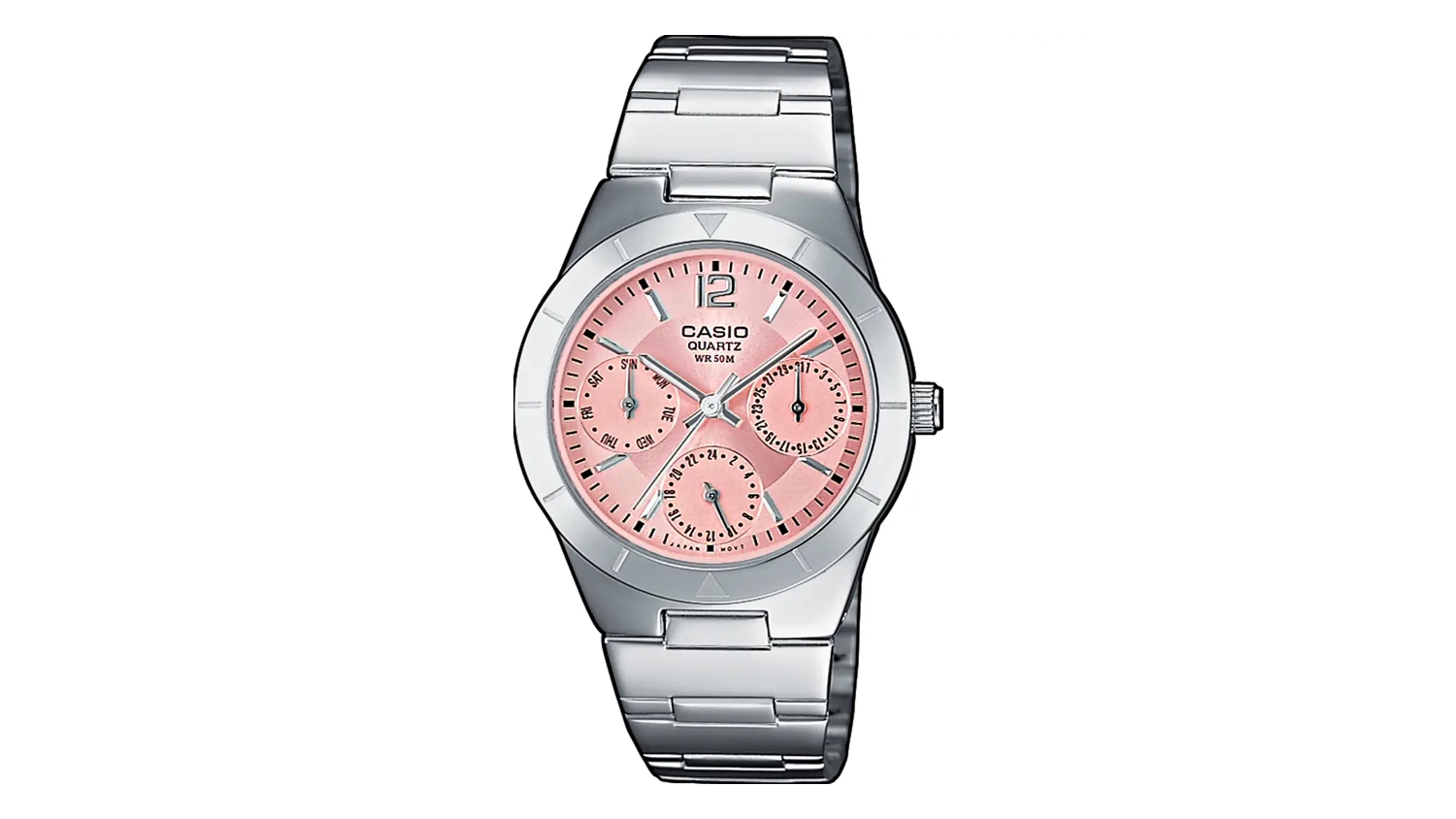 D&aacute;msk&eacute; n&aacute;ramkov&eacute; hodinky Casio LTP-2069D-4AVEF předn&iacute; pohled
