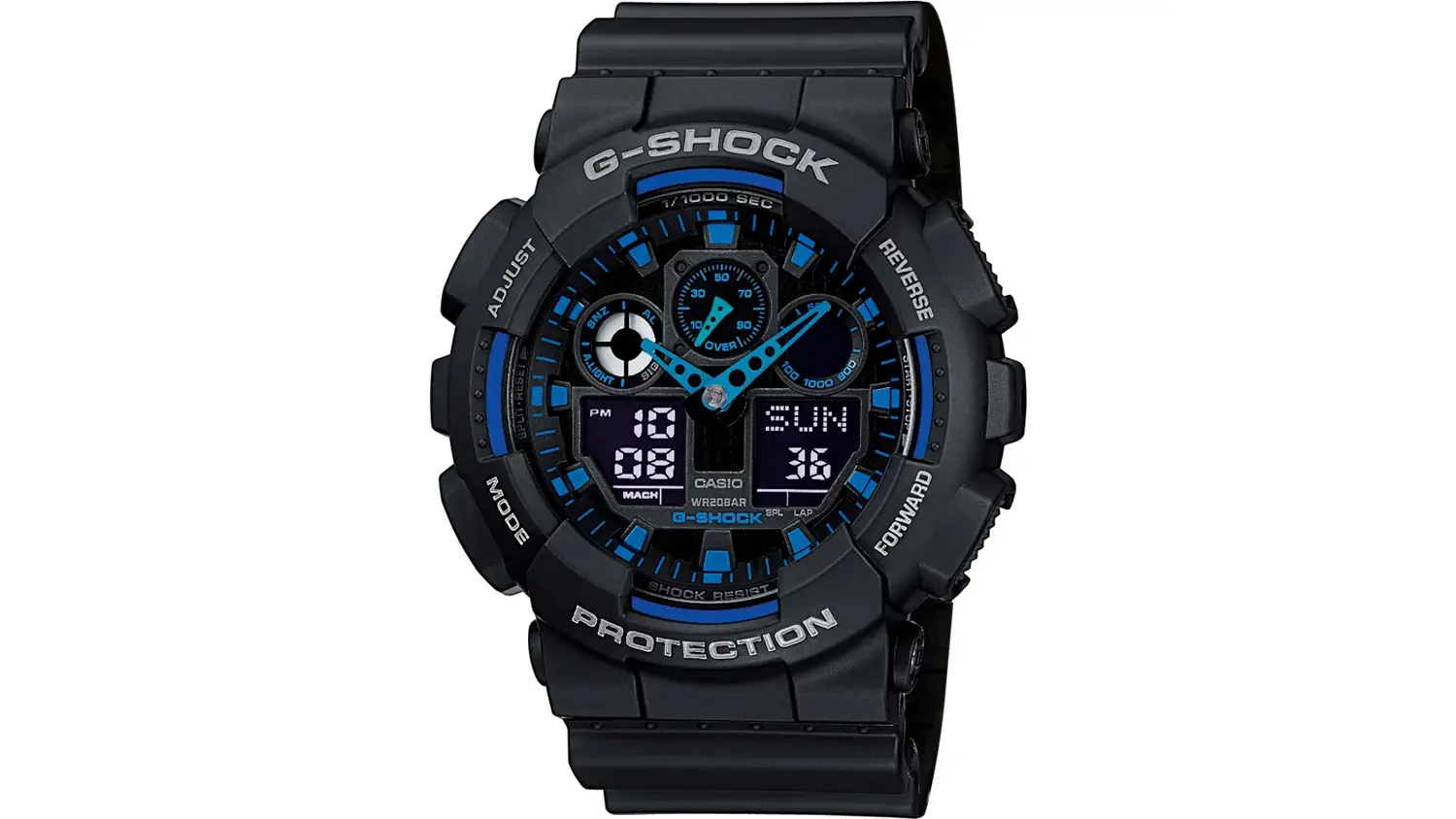 N&aacute;ramkov&eacute; hodinky Casio G-SHOCK GA-100-1A2ER