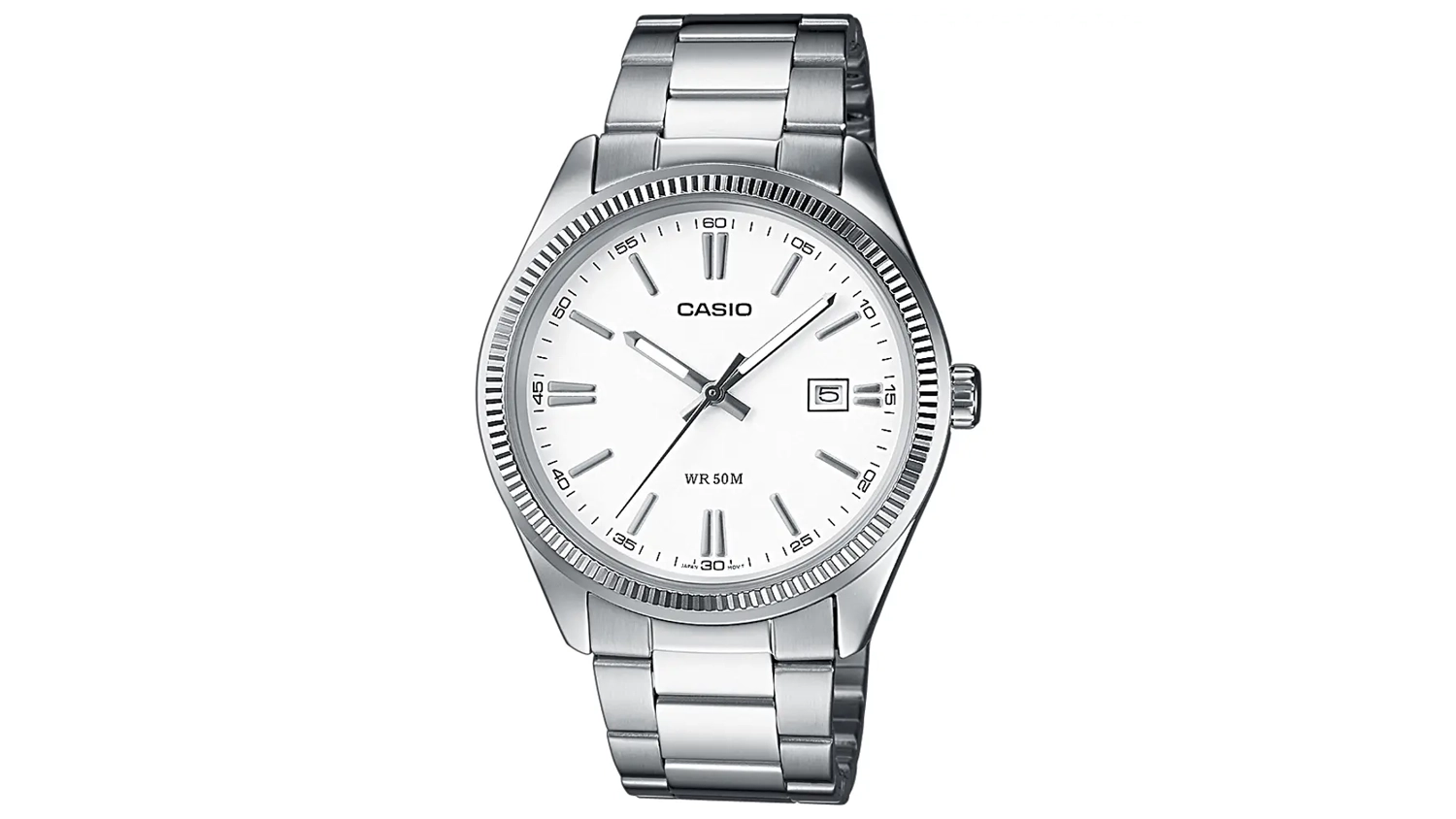 P&aacute;nsk&eacute; n&aacute;ramkov&eacute; hodinky Casio MTP 1302D-7A1 předn&iacute; pohled