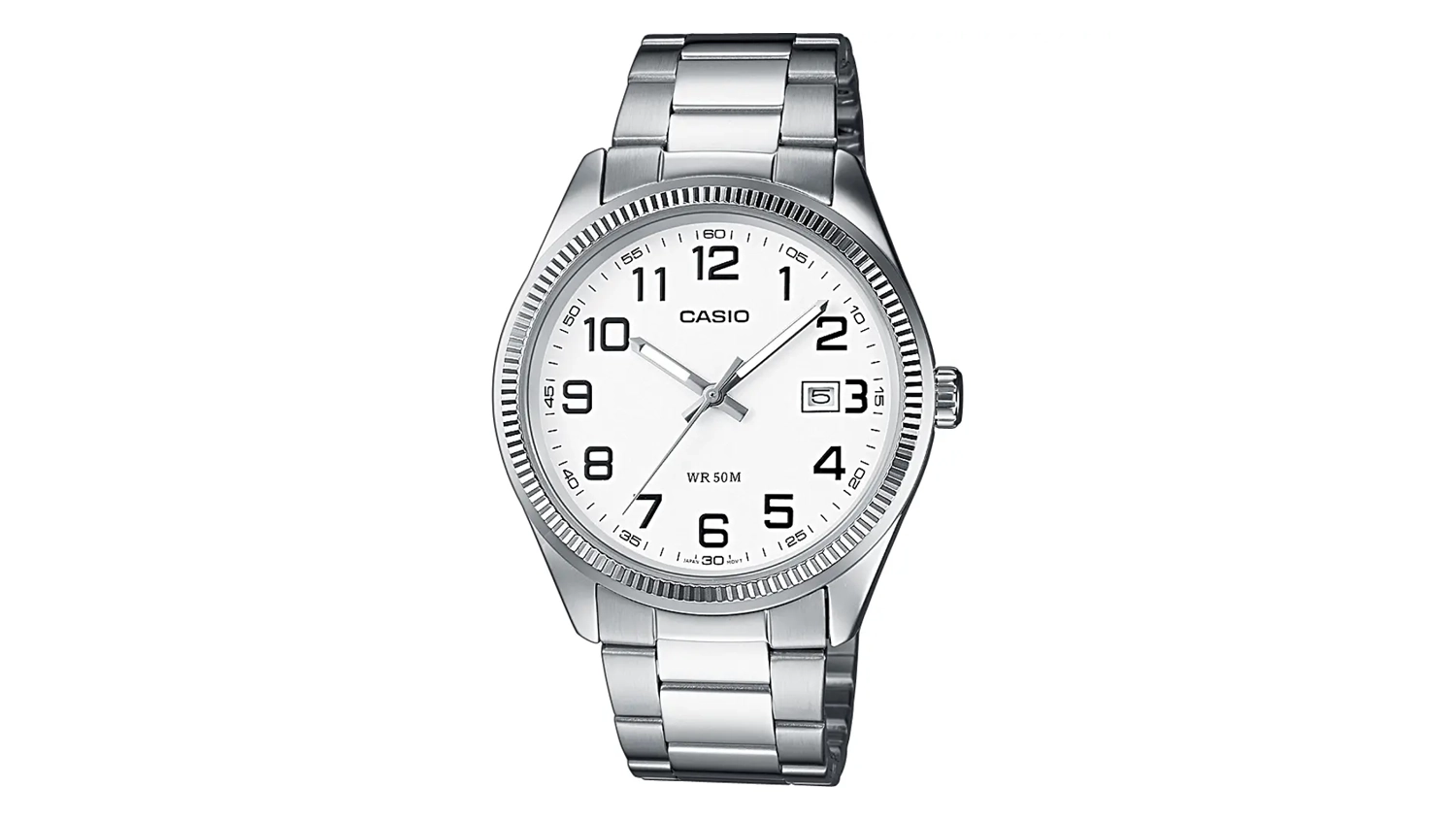 P&aacute;nsk&eacute; n&aacute;ramkov&eacute; hodinky Casio MTP-1302PD-7BVEF předn&iacute; pohled