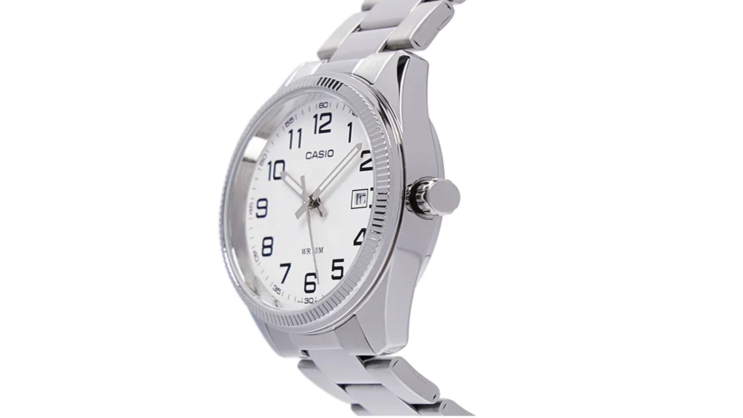 P&aacute;nsk&eacute; n&aacute;ramkov&eacute; hodinky Casio MTP-1302PD-7BVEF bočn&iacute; pohled