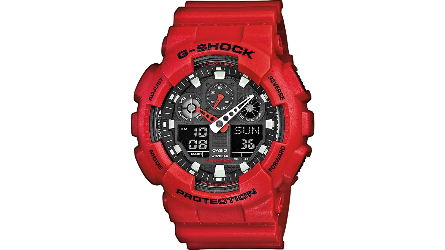 N&aacute;ramkov&eacute; hodinky Casio G-SHOCK GA-100B-4AER