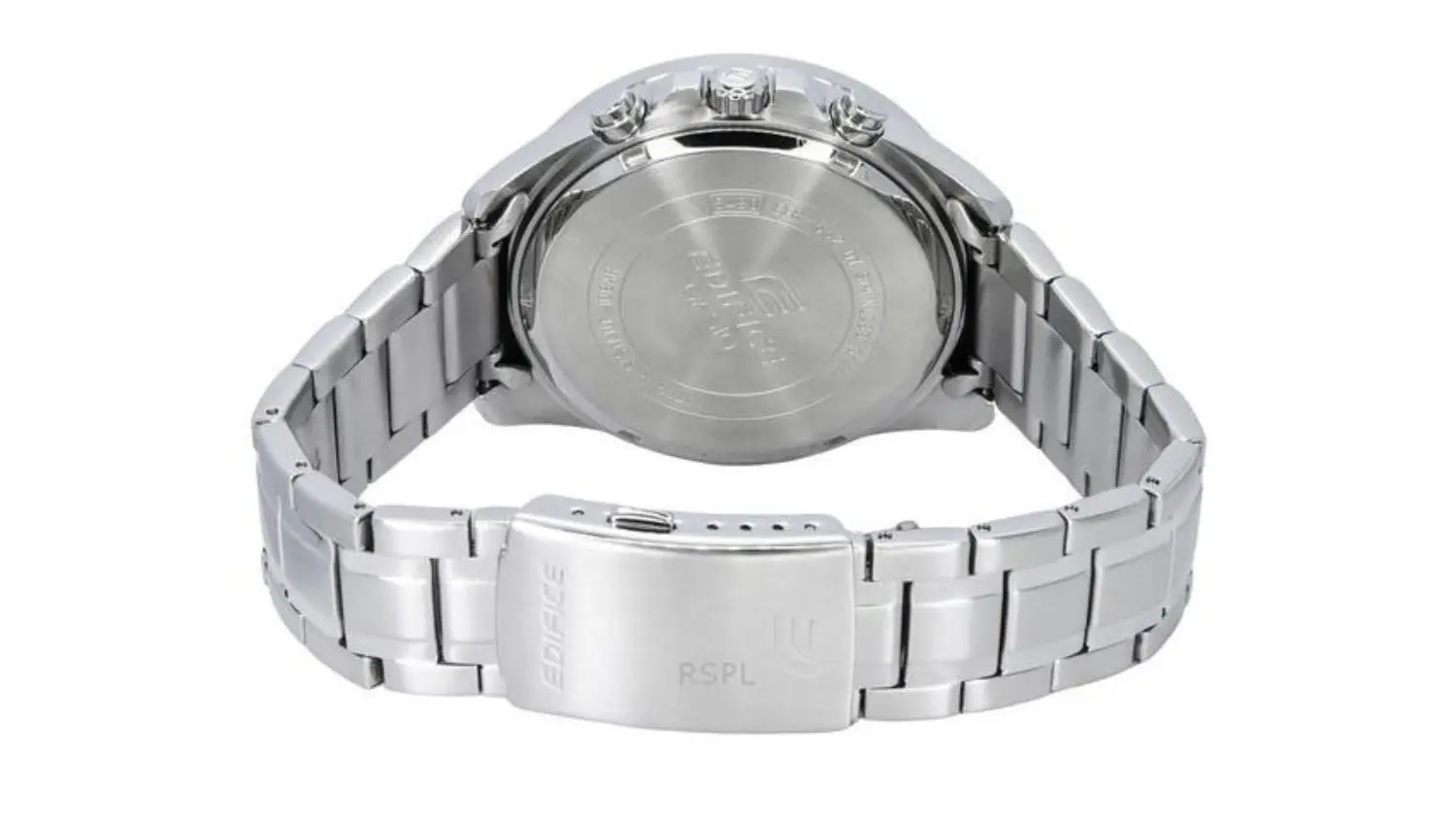Řem&iacute;nek a hodinky Casio EFR-552D-1A2VUEF zezadu