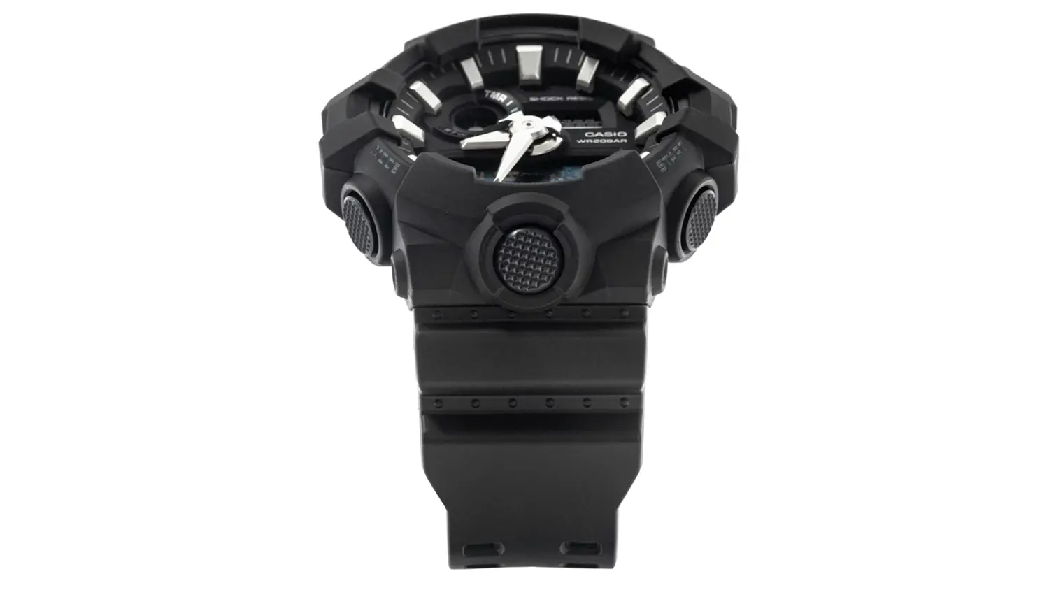 N&aacute;ramkov&eacute; hodinky Casio G-SHOCK GA-700-1BER pohled ze strany