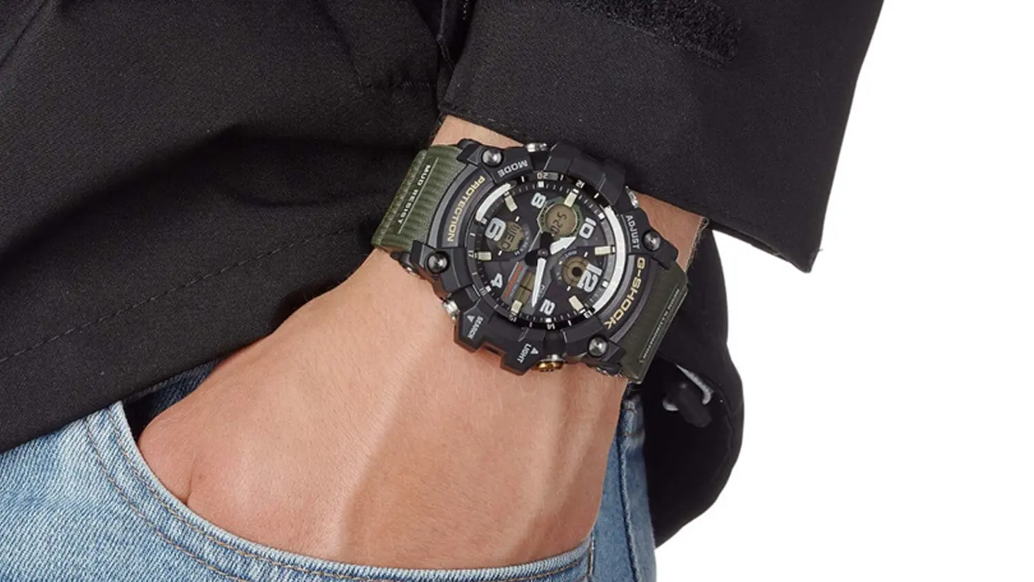 Náramkové hodinky Casio GWG-100-1A3ER G-SHOCK PRO na pánskej ruke