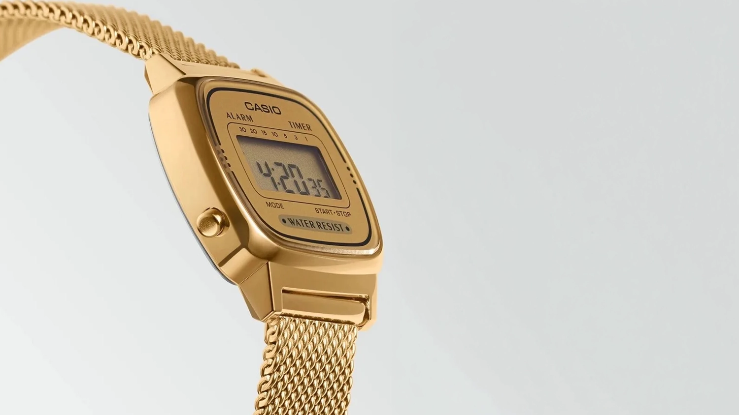 Dámské náramkové hodinky Casio LA670WEMY-9EF Vintage bočný pohľad