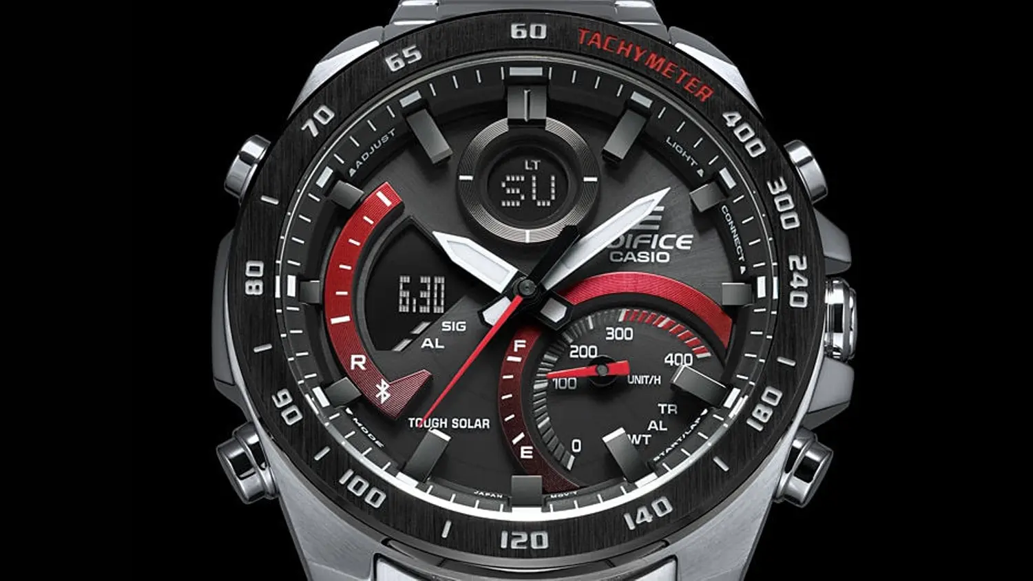 Cifern&iacute;k n&aacute;ramkov&yacute;ch hodinek Casio EDIFICE ECB-900DB-1AER