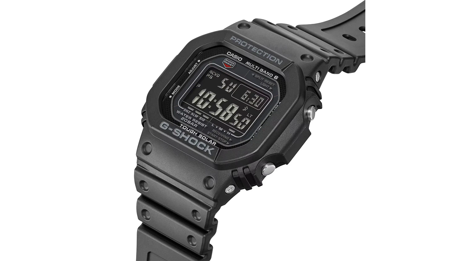 Detail na puzdro hodiniek Casio GW-M5610U-1BER G-SHOCK