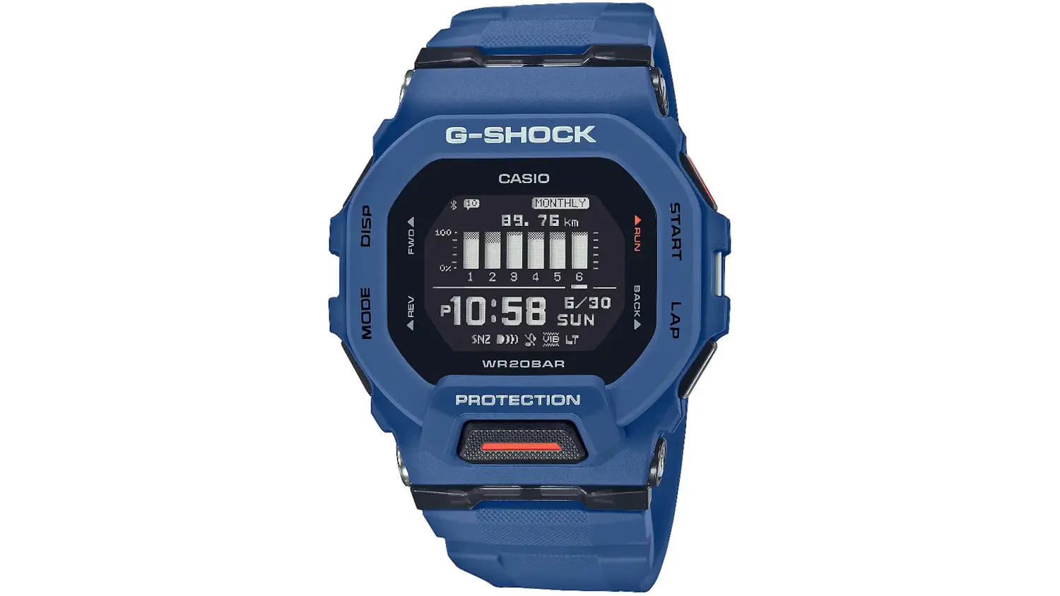 P&aacute;nske n&aacute;ramkov&eacute; hodinky Casio GBD-200-2ER G-SHOCK