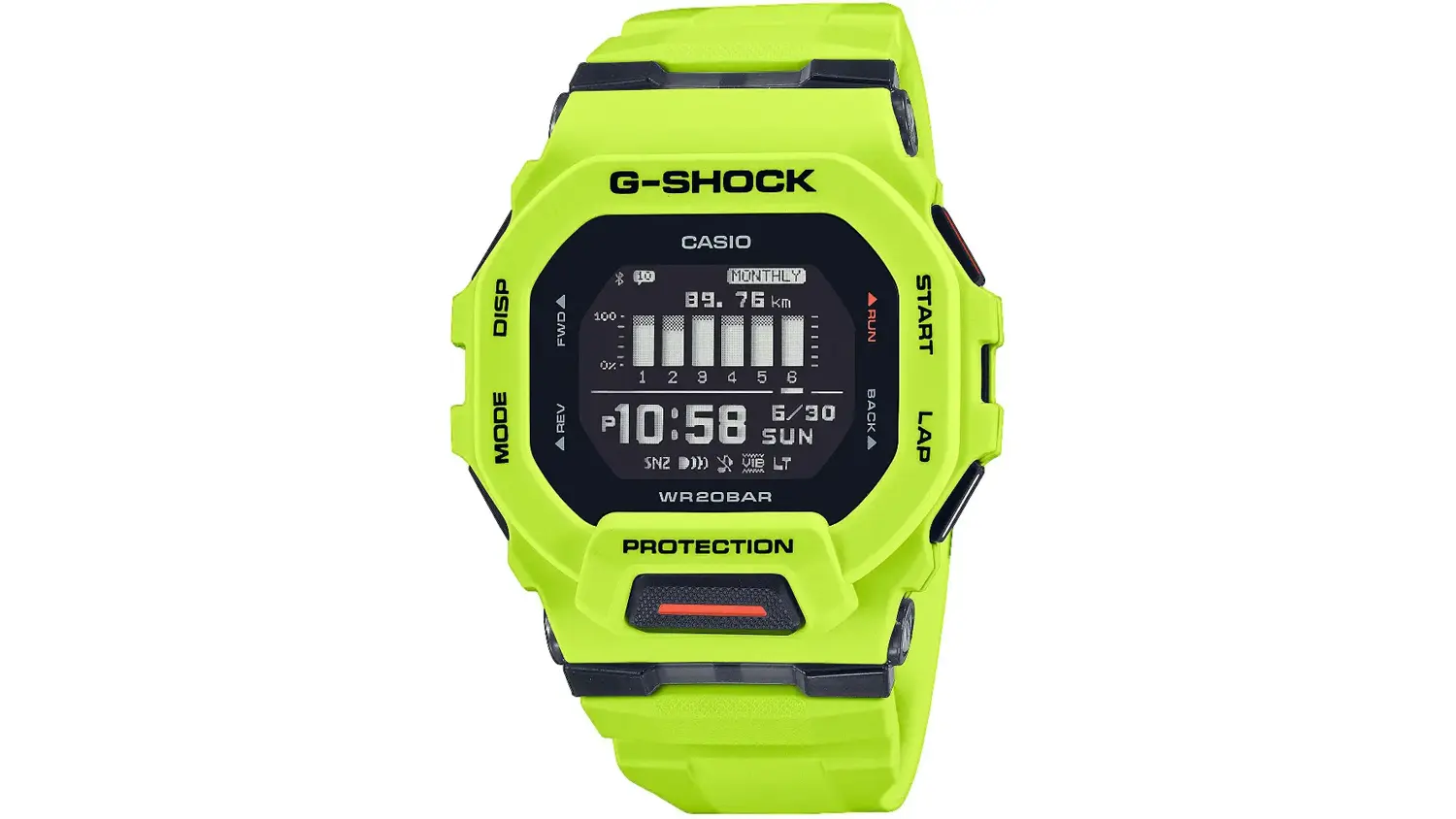 P&aacute;nske n&aacute;ramkov&eacute; hodinky Casio GBD-200-9ER G-SHOCK