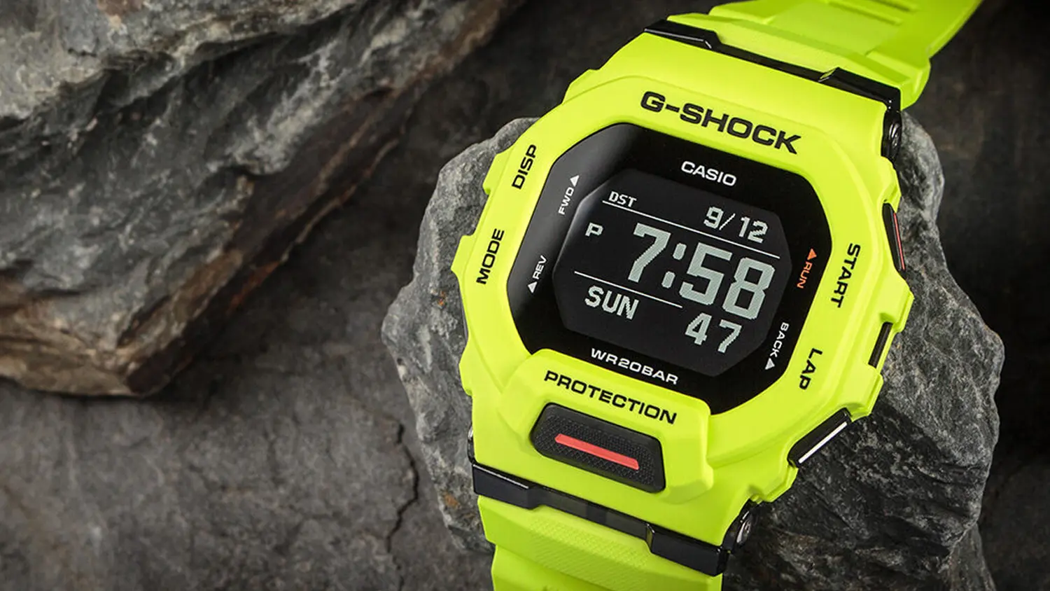 P&aacute;nske hodinky Casio GBD-200-9ER G-SHOCK na ruke