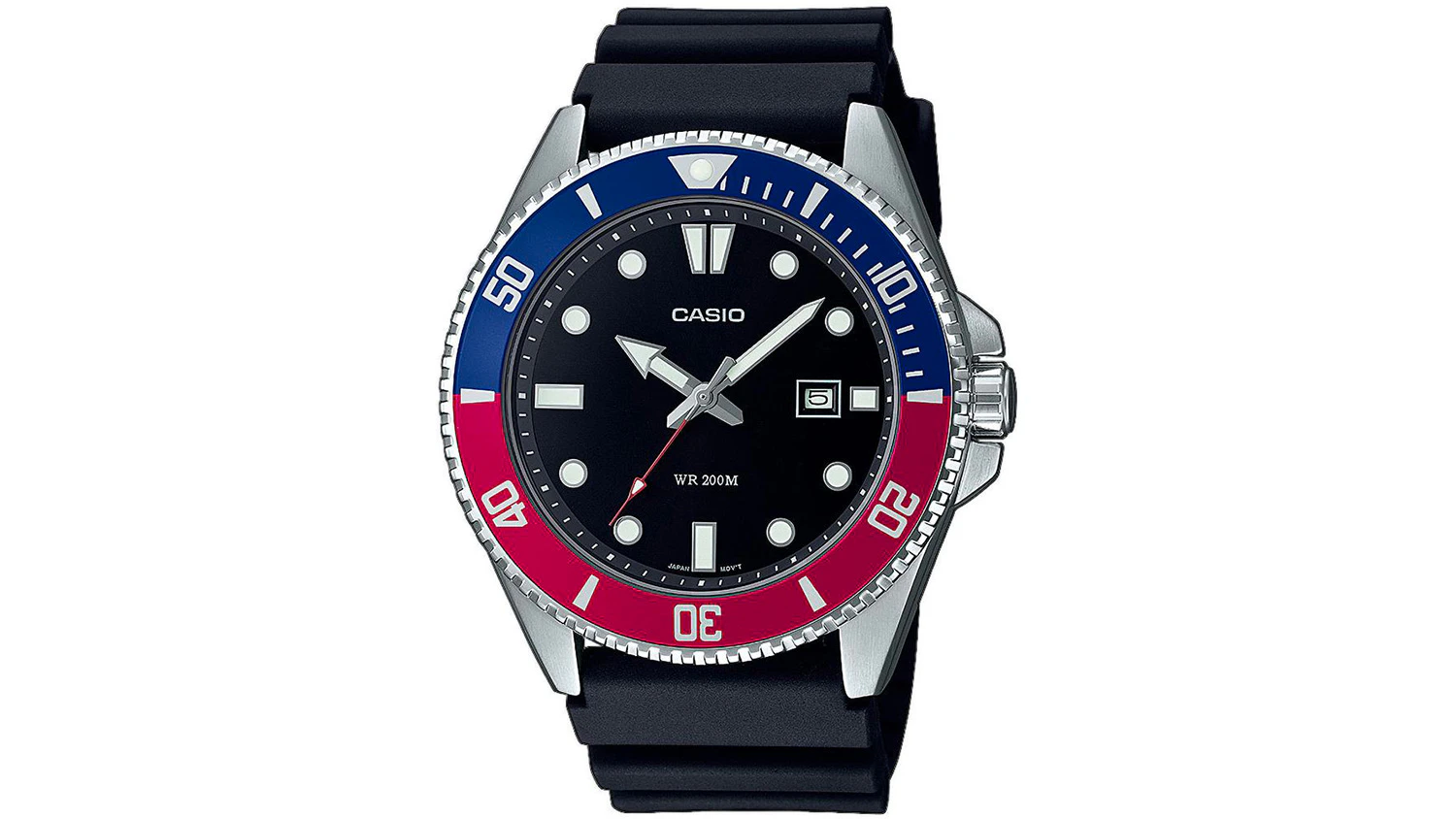 P&aacute;nske n&aacute;ramkov&eacute; hodinky Casio MDV-107-1A3VEF