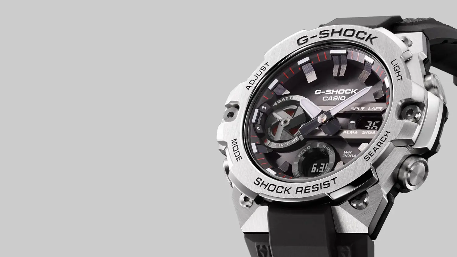Hodinky Casio G-SHOCK GST-B400BB-1AER z boku