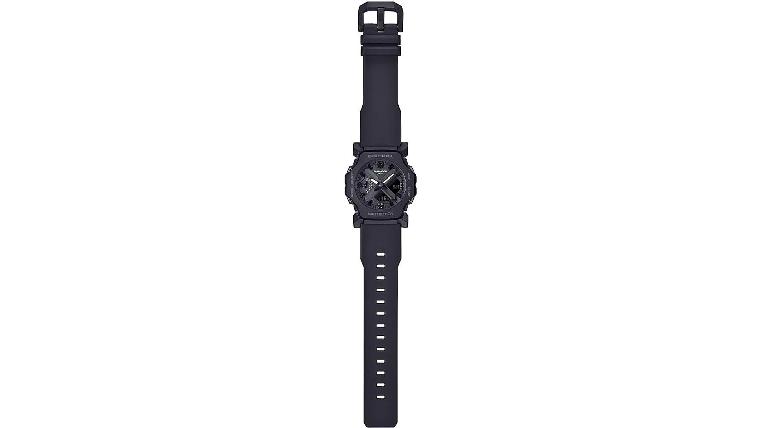 Rozopnuté a natiahnuté hodinky Casio GA-2300-1AER G-SHOCK