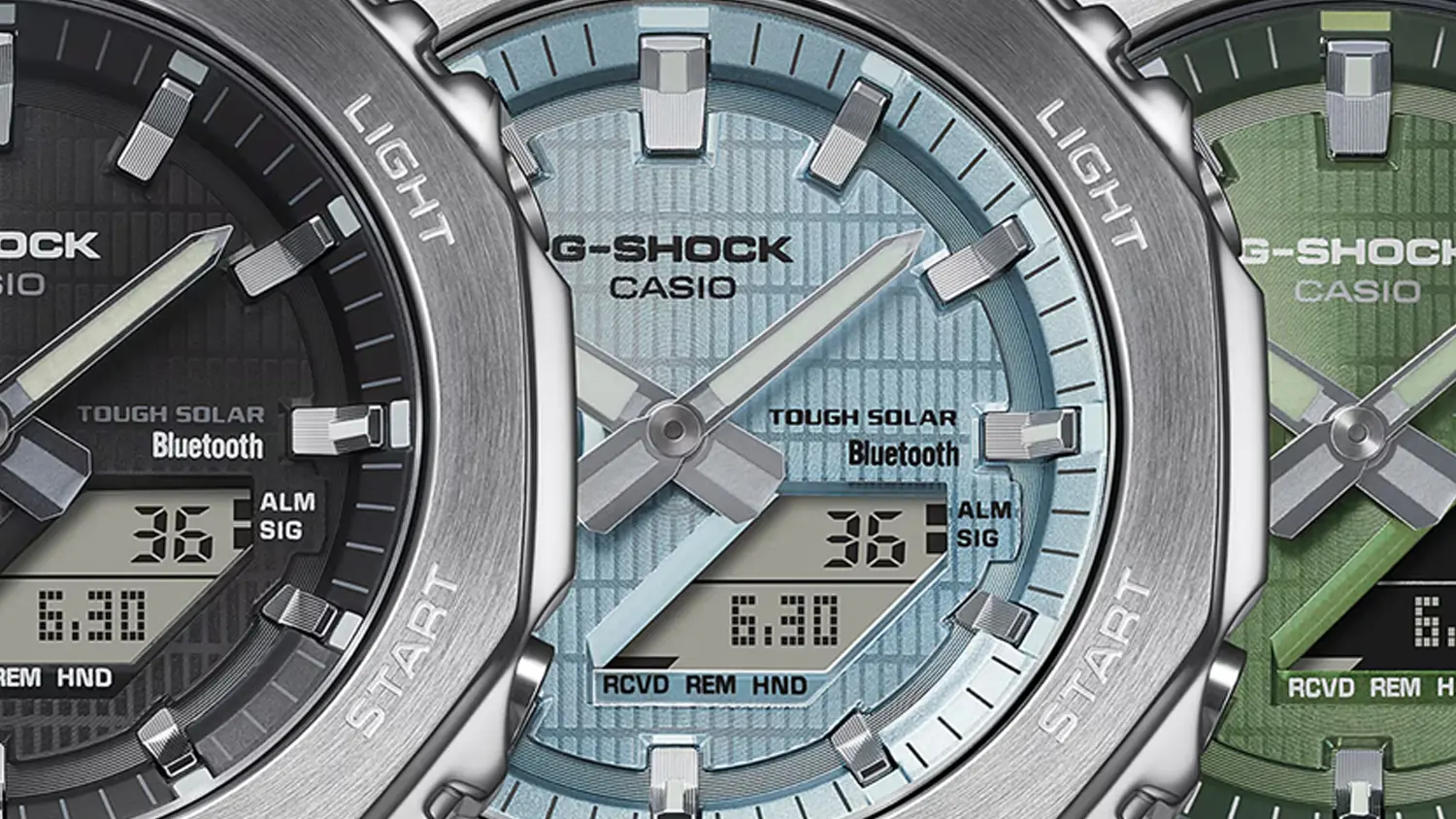 Barevné variace hodinek Casio GBM-2100