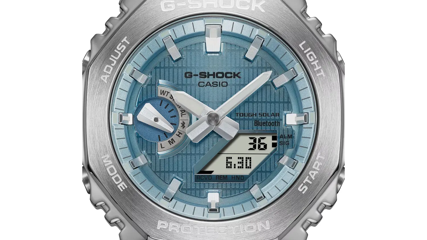 Detail na cifern&iacute;k hodiniek Casio GBM-2100A-1A2ER