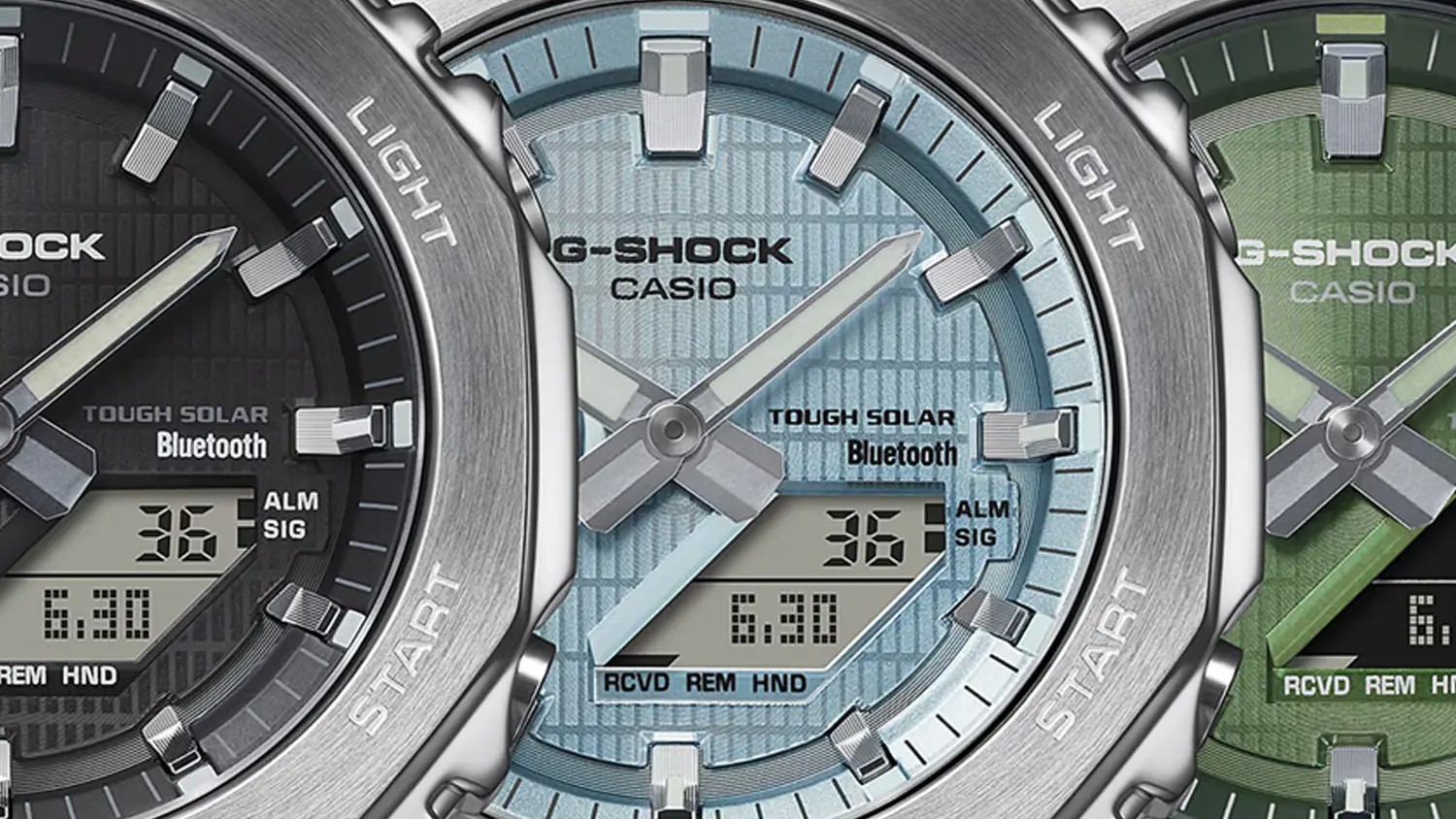 Farebn&eacute; vari&aacute;cie hodiniek Casio GBM-2100