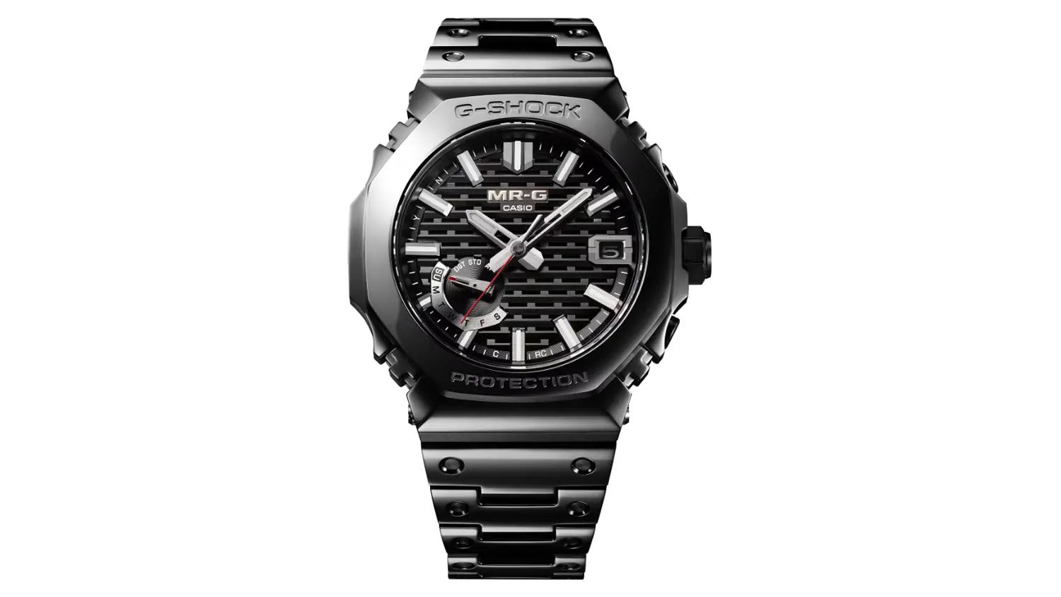 P&aacute;nske n&aacute;ramkov&eacute; hodinky Casio MRG-B2100B-1ADR G-SHOCK