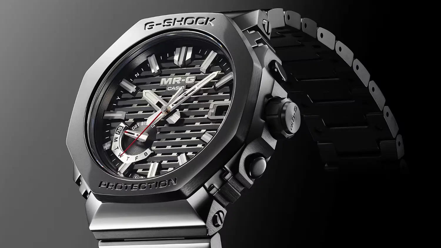 Detail cifern&iacute;ka hodiniek Casio MRG-B2100B-1ADR G-SHOCK