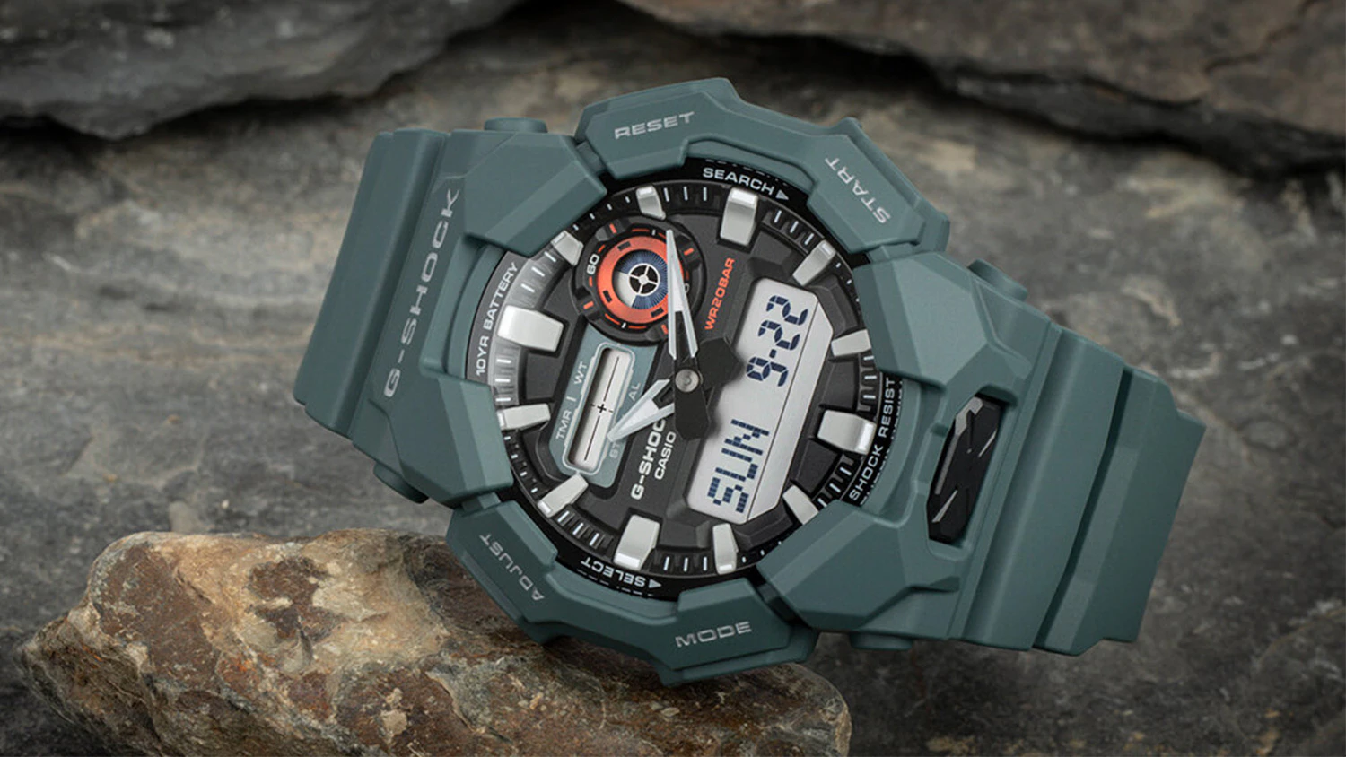 hodinky Casio GA-010-2AER G-SHOCK na kameni