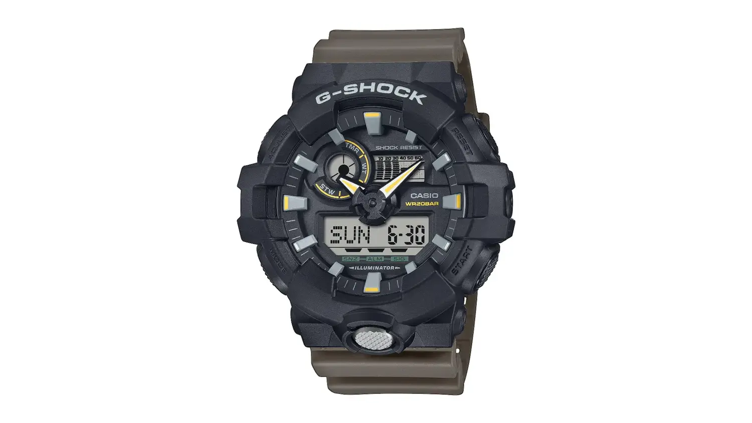 P&aacute;nske n&aacute;ramkov&eacute; hodinky Casio GA-710TU-1A3ER
