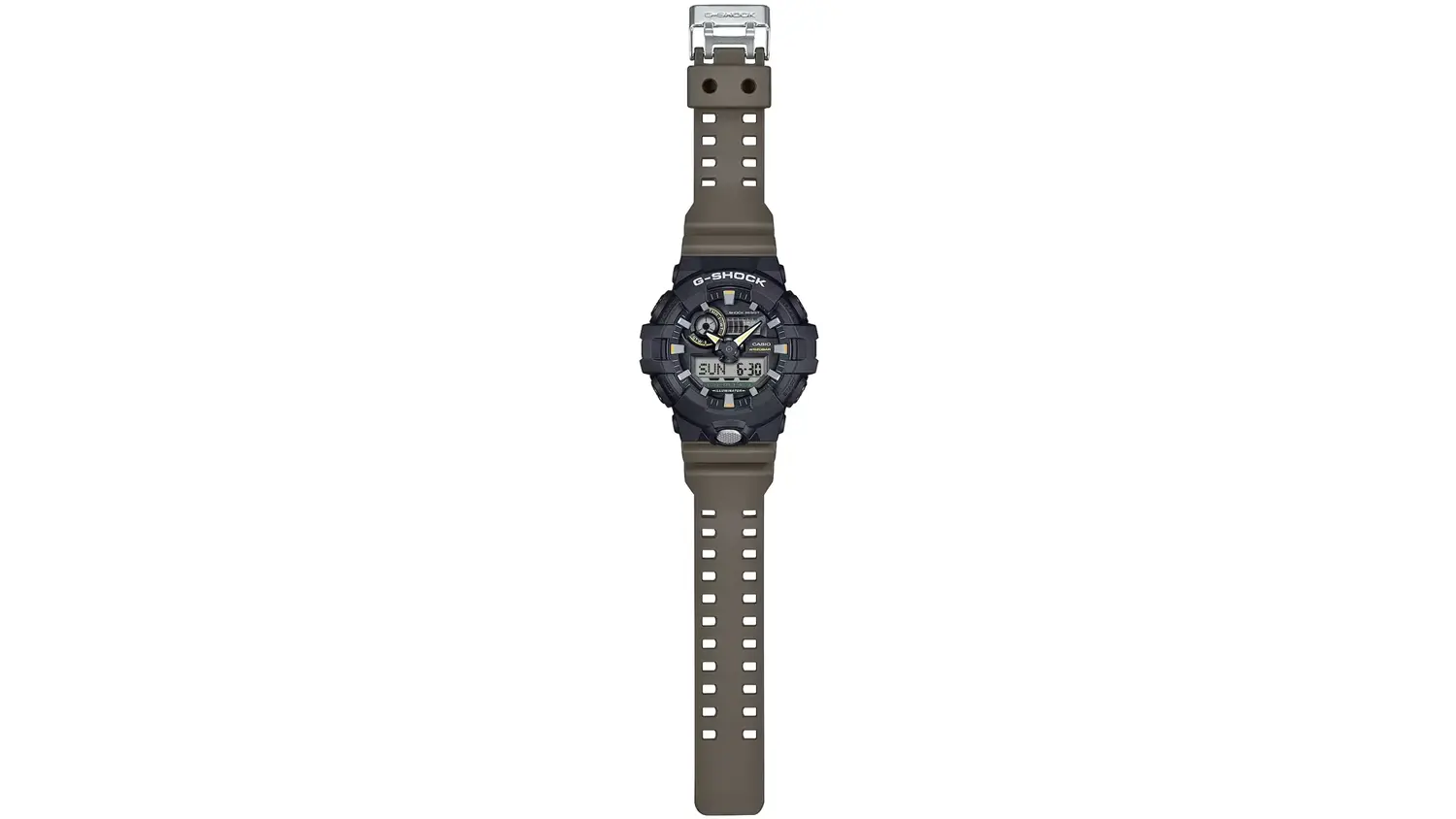 Cifern&iacute;k n&aacute;ramkov&yacute;ch hodiniek Casio GA-710TU-1A3ER