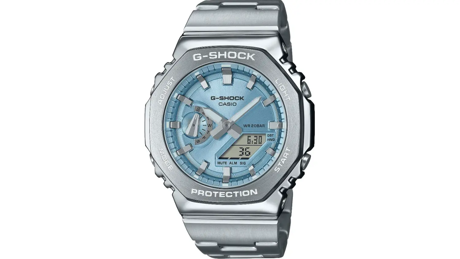 P&aacute;nske n&aacute;ramkov&eacute; hodinky Casio GM-2110D-2AER G-SHOCK