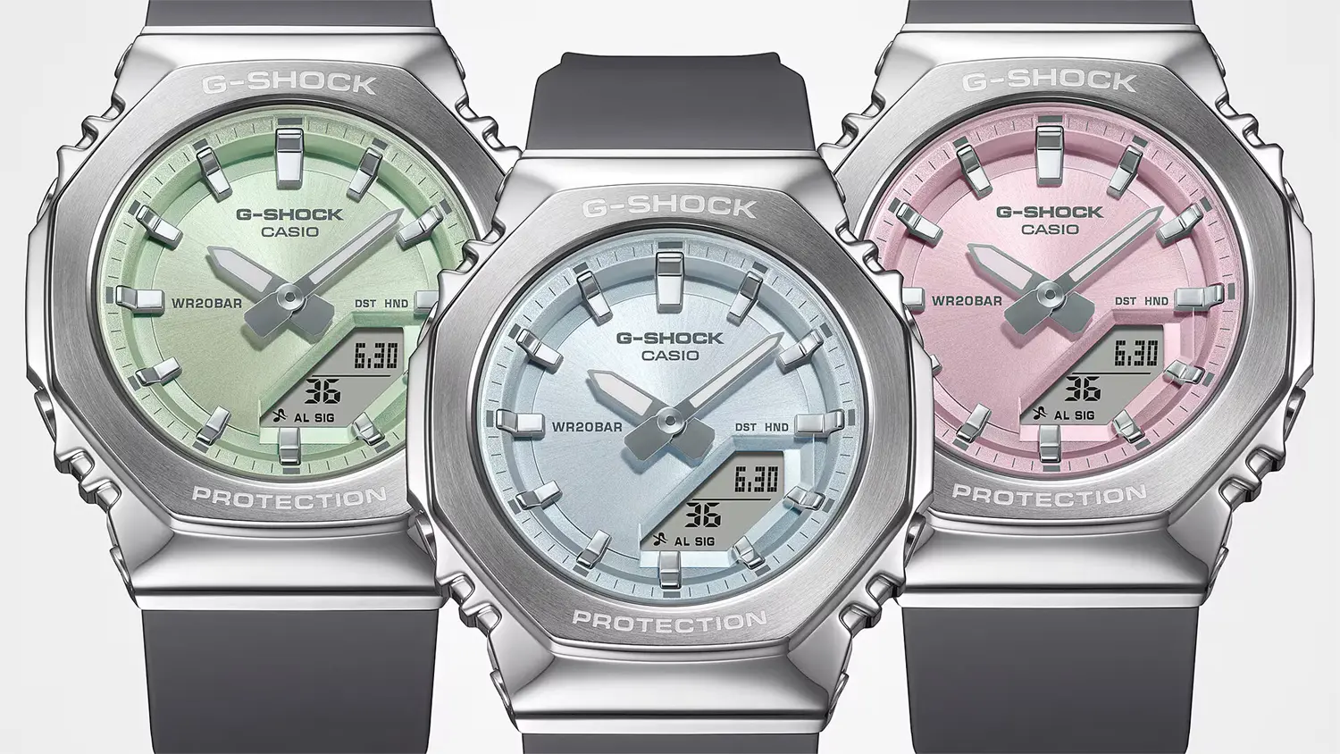 Farebn&eacute; vari&aacute;cie na hodinky Casio GM-S2110 na umeleckom diele