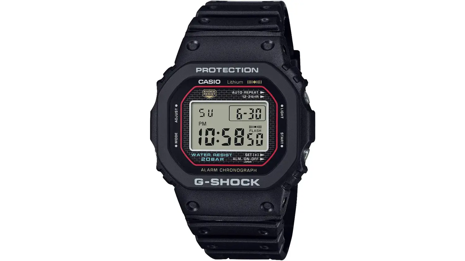 N&aacute;ramkov&eacute; hodinky Casio G-Shock DW-5000R-1AER