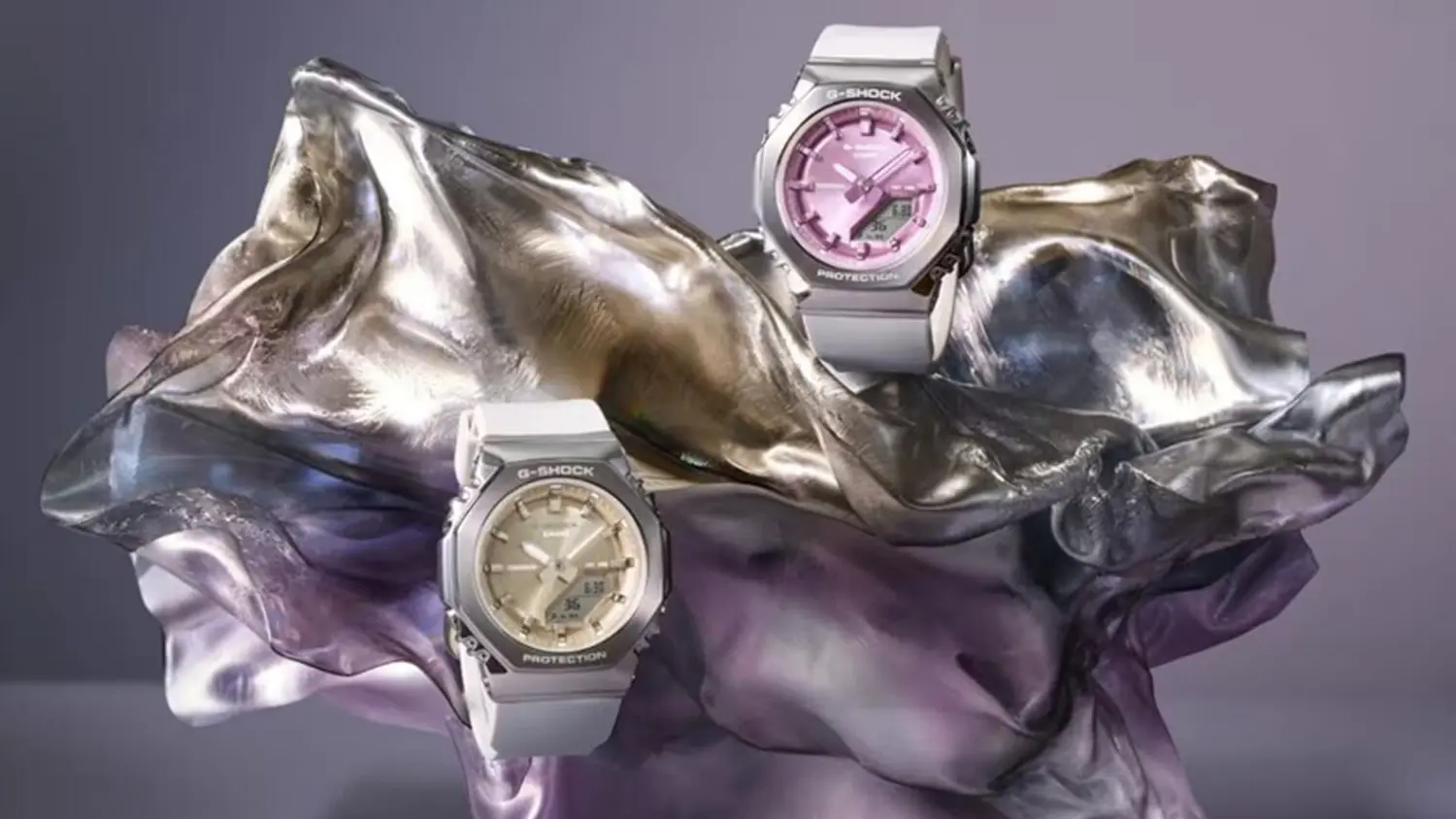 Farebn&eacute; vari&aacute;cie na hodinky Casio GM-S2110 na umeleckom diele