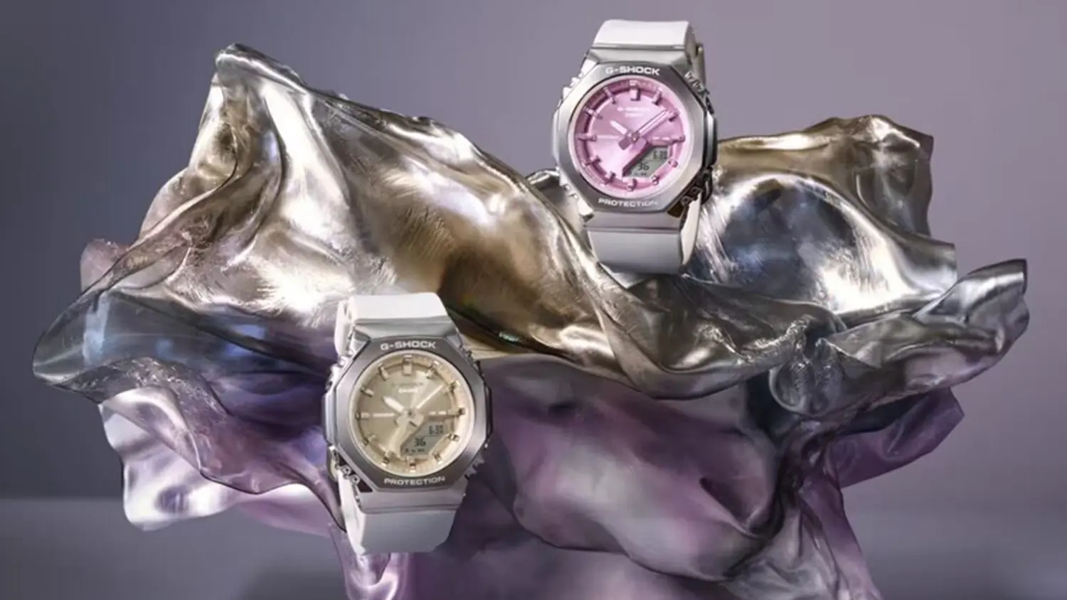Farebn&eacute; vari&aacute;cie na hodinky Casio GM-S2110 na umeleckom diele